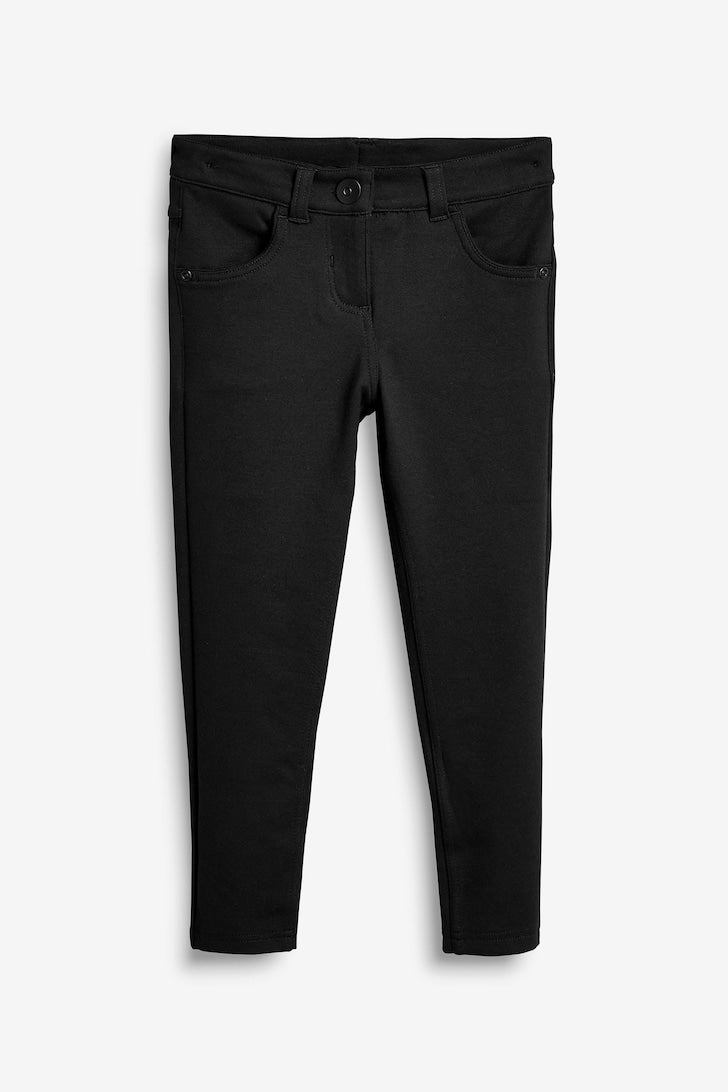 Girls Comfort Stretch Trousers Black
