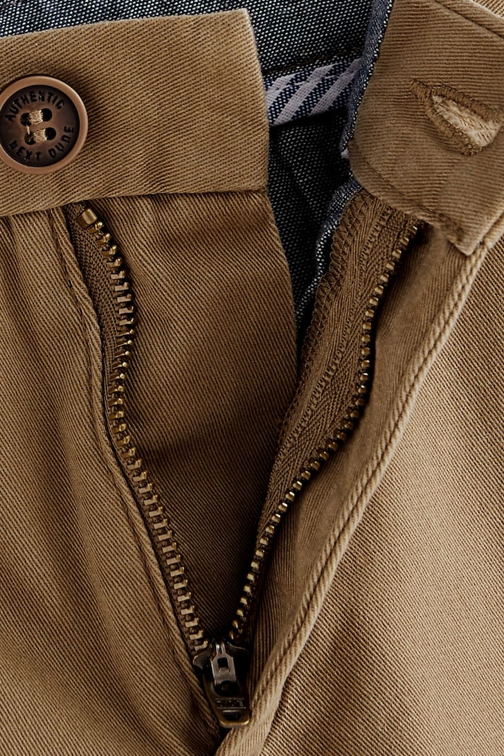 Boys Stretch Chino Trousers Neutral