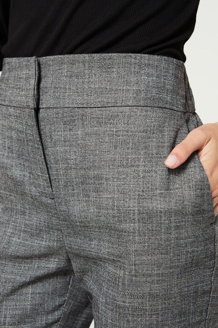 Slim Tailored Trousers Grey