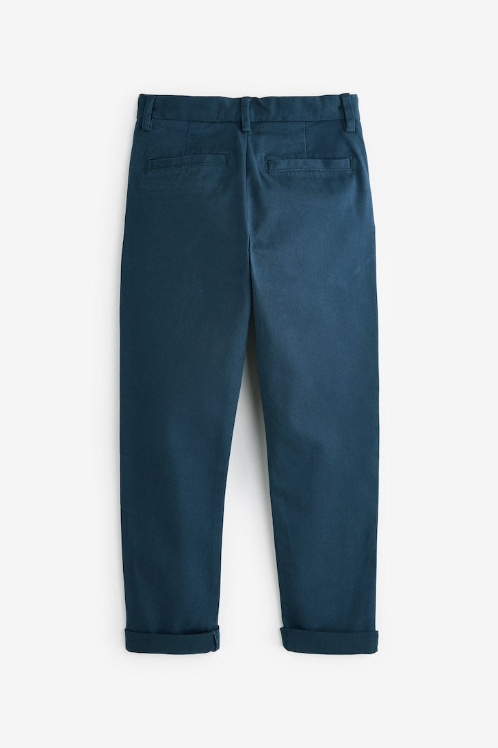 Boys Stretch Chino Trousers French navy blue