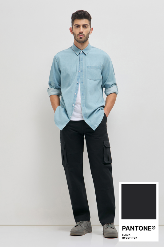 Classic Cargo Trouser Black