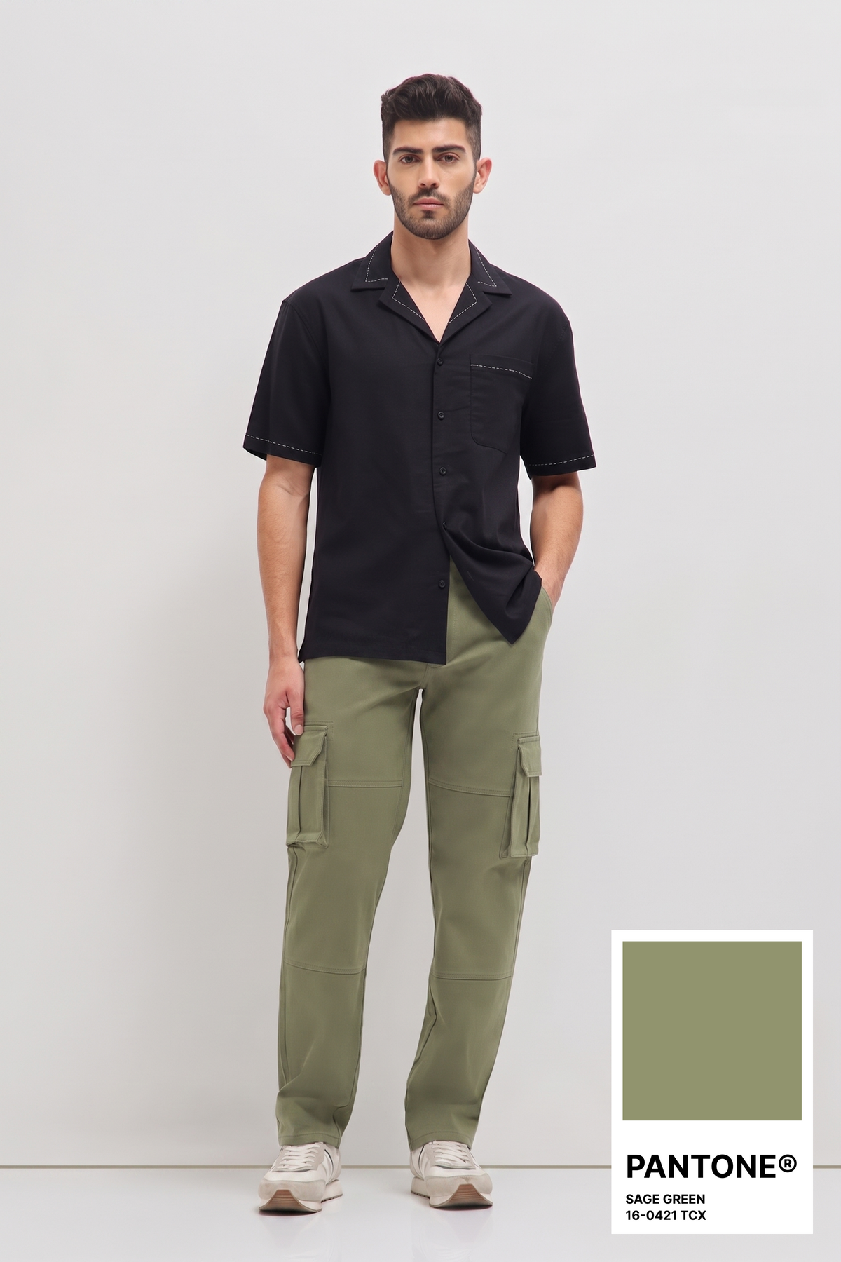 Classic Cargo Trouser Sage Green