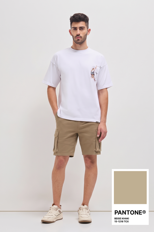 Classic Cargo Shorts Beige Khaki