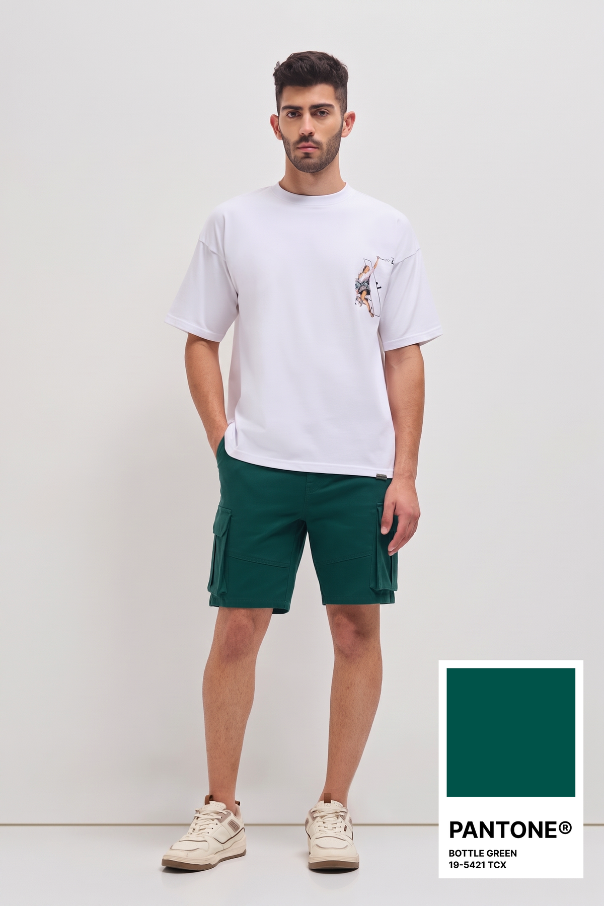 Classic Cargo Shorts Bottle Green