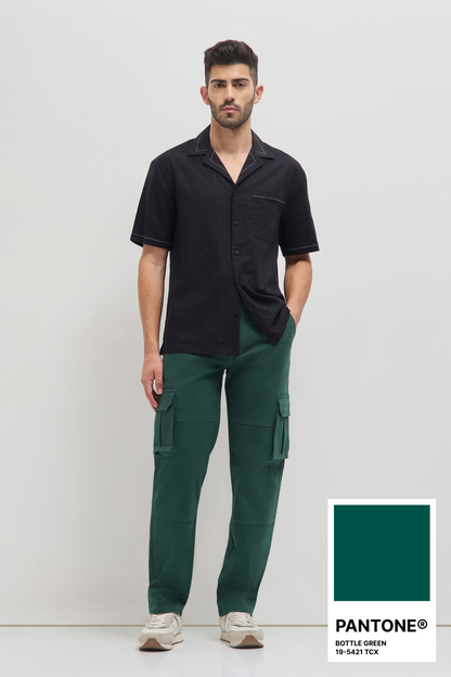 Classic Cargo Trouser Bottle Green