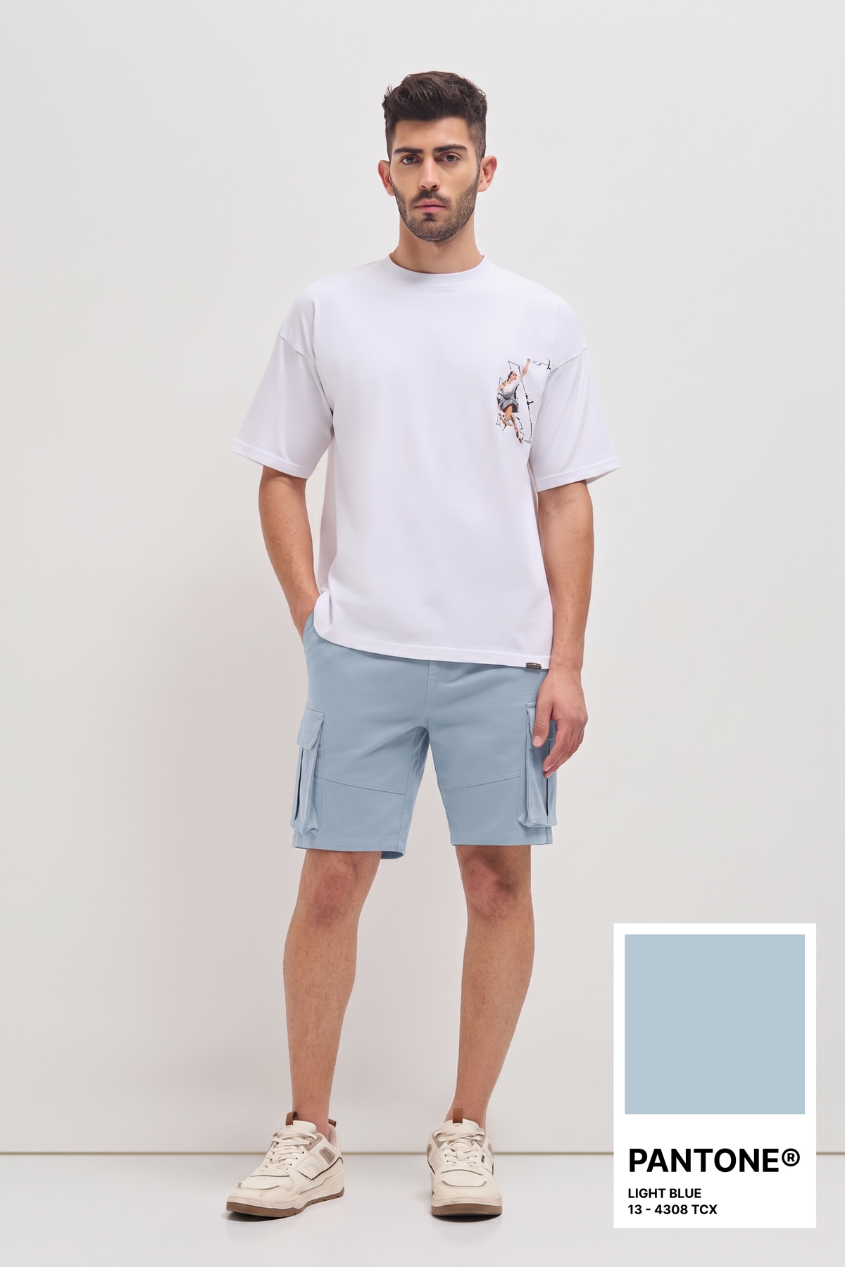 Classic Cargo Shorts Light Blue