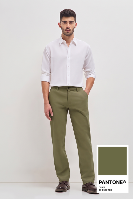 Classic Casual Chinos Olive