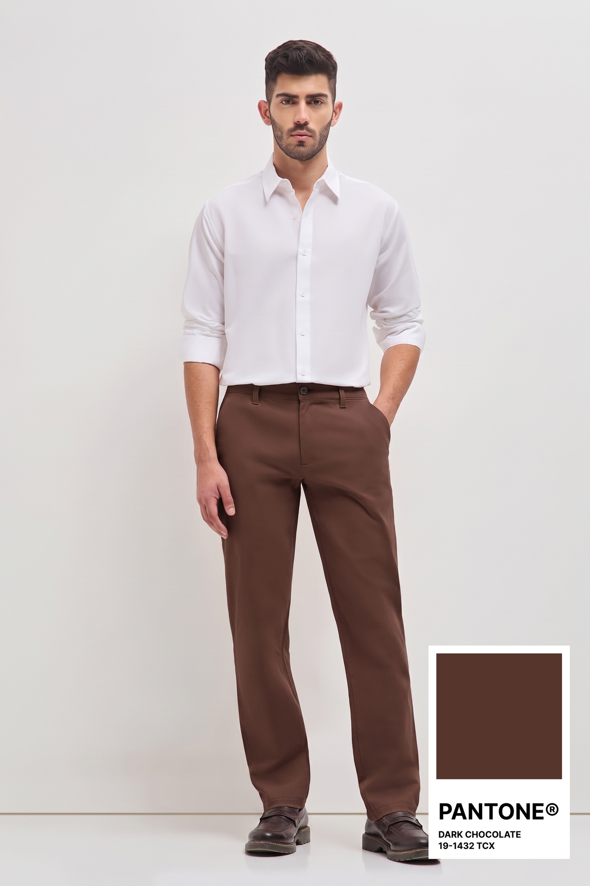 Classic Casual Chinos Dark Chocolate