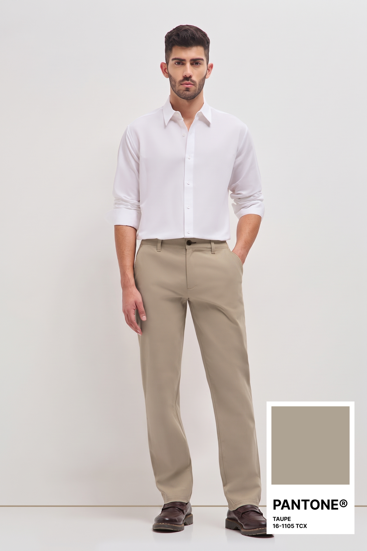 Classic Casual Chinos Taupe