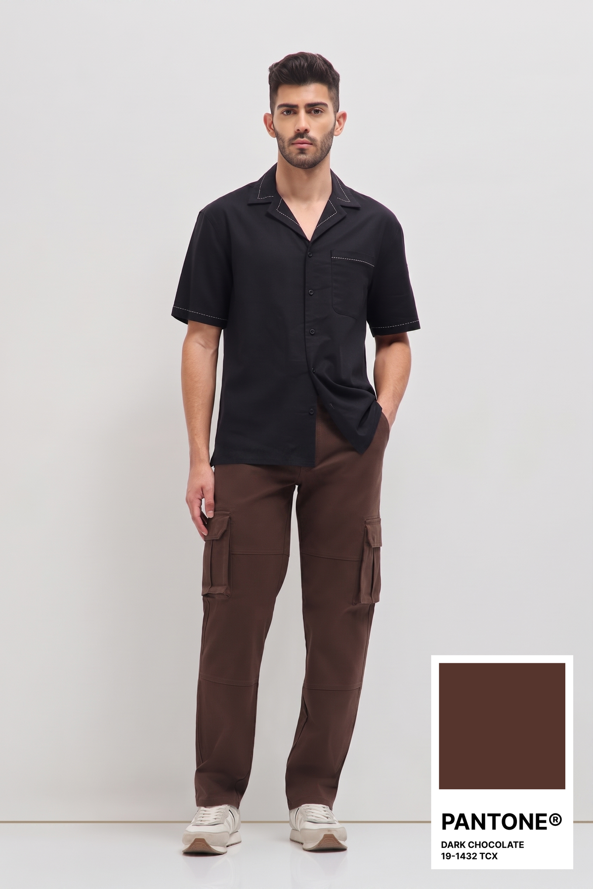 Classic Cargo Trouser Dark Chocolate