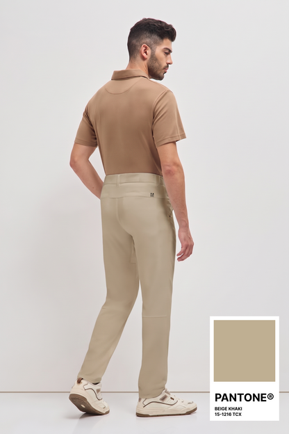 Golf Chino Trouser Beige Khaki