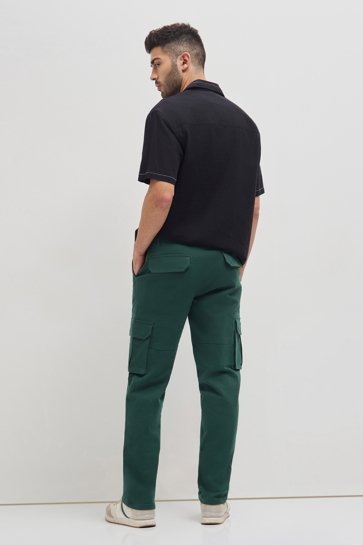 Classic Cargo Trouser Bottle Green