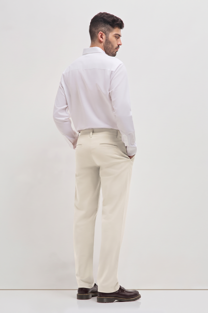 Classic Casual Chinos Cream