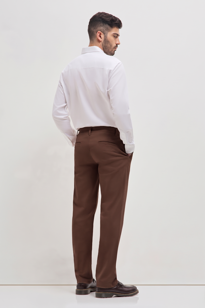 Classic Casual Chinos Dark Chocolate