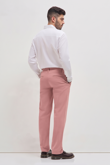 Classic Casual Chinos Pink