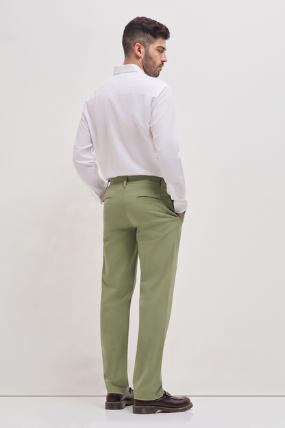 Classic Casual Chinos Sage Green