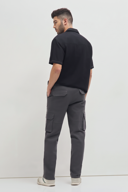 Classic Cargo Trouser Grey Charcoal