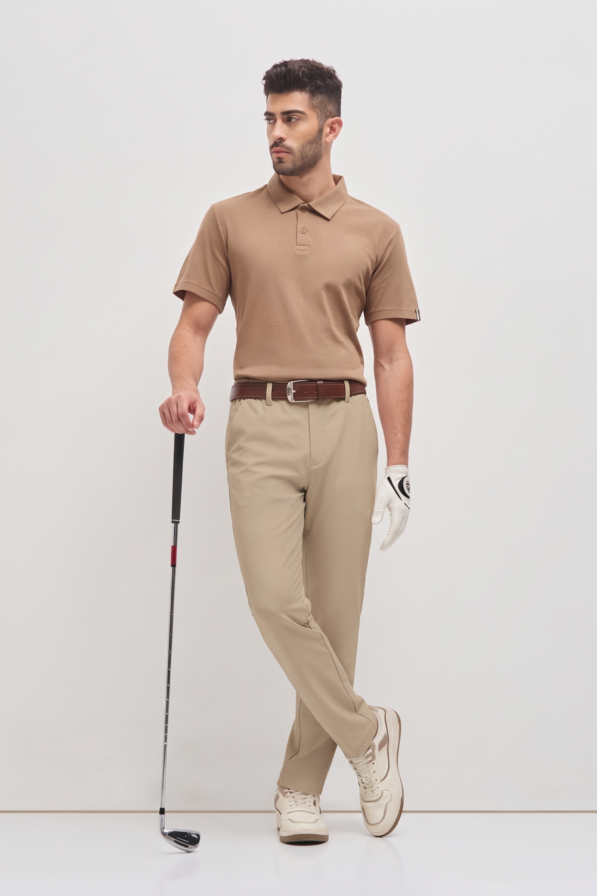 Golf Chino Trouser Beige Khaki