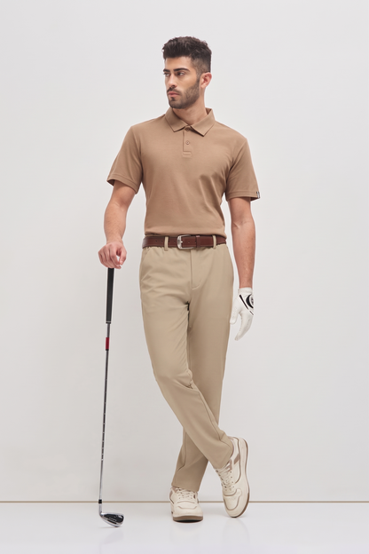 Golf Chino Trouser Beige Khaki