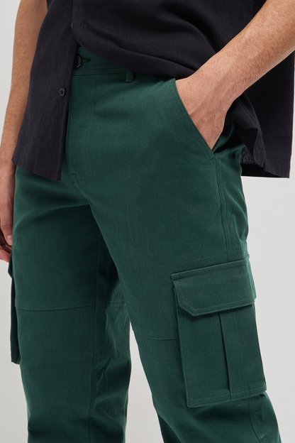 Classic Cargo Trouser Bottle Green