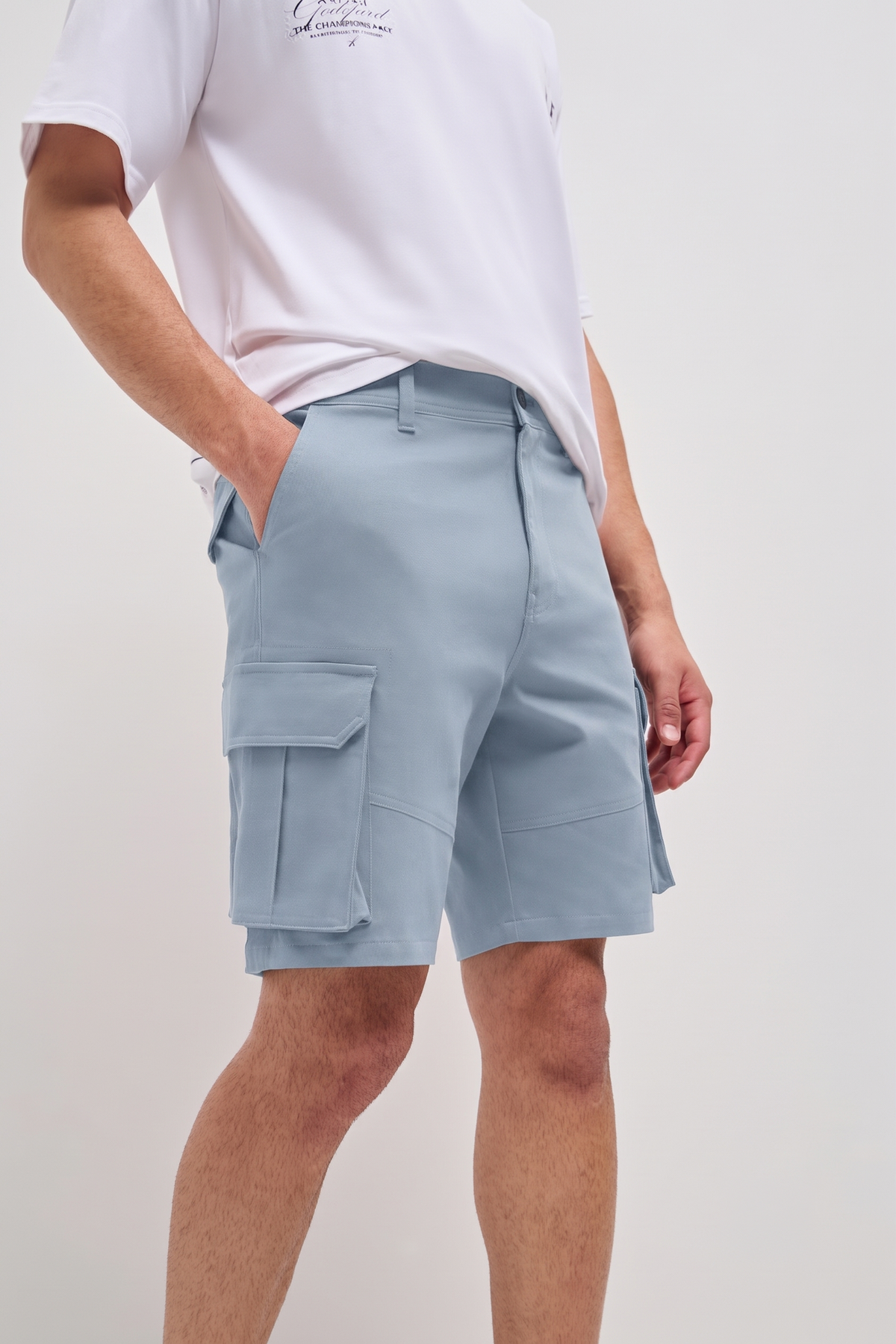 Classic Cargo Shorts Light Blue