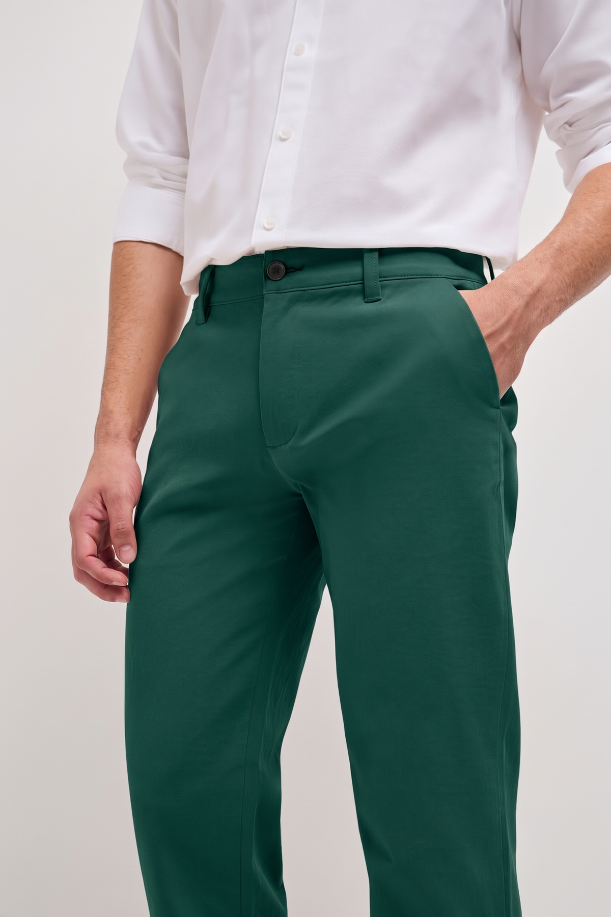 Classic Casual Chinos Bottle Green