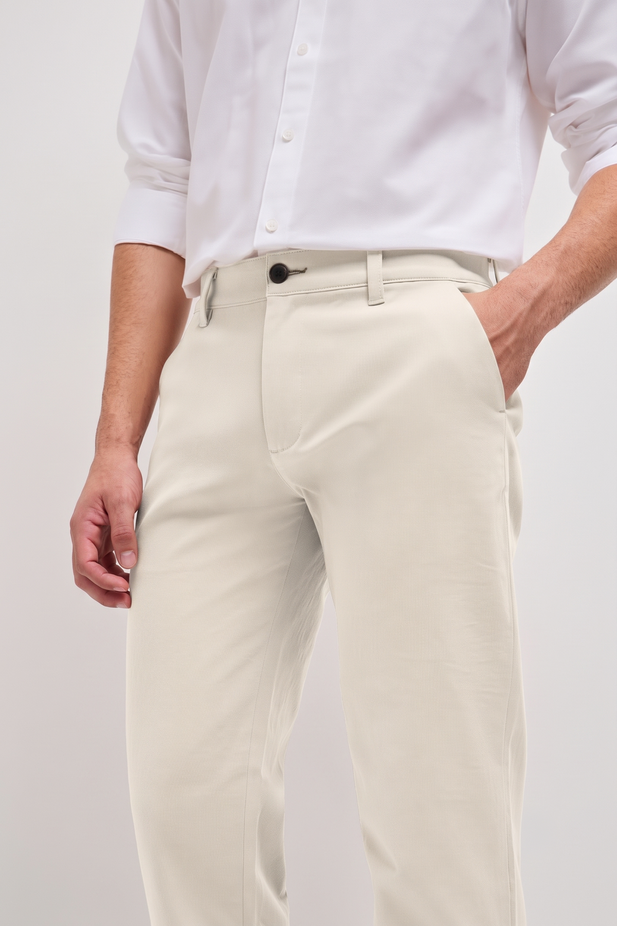 Classic Casual Chinos Cream