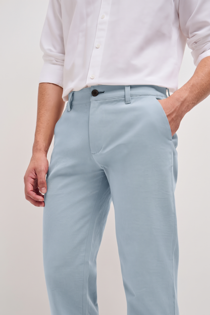 Classic Casual Chinos Light Blue