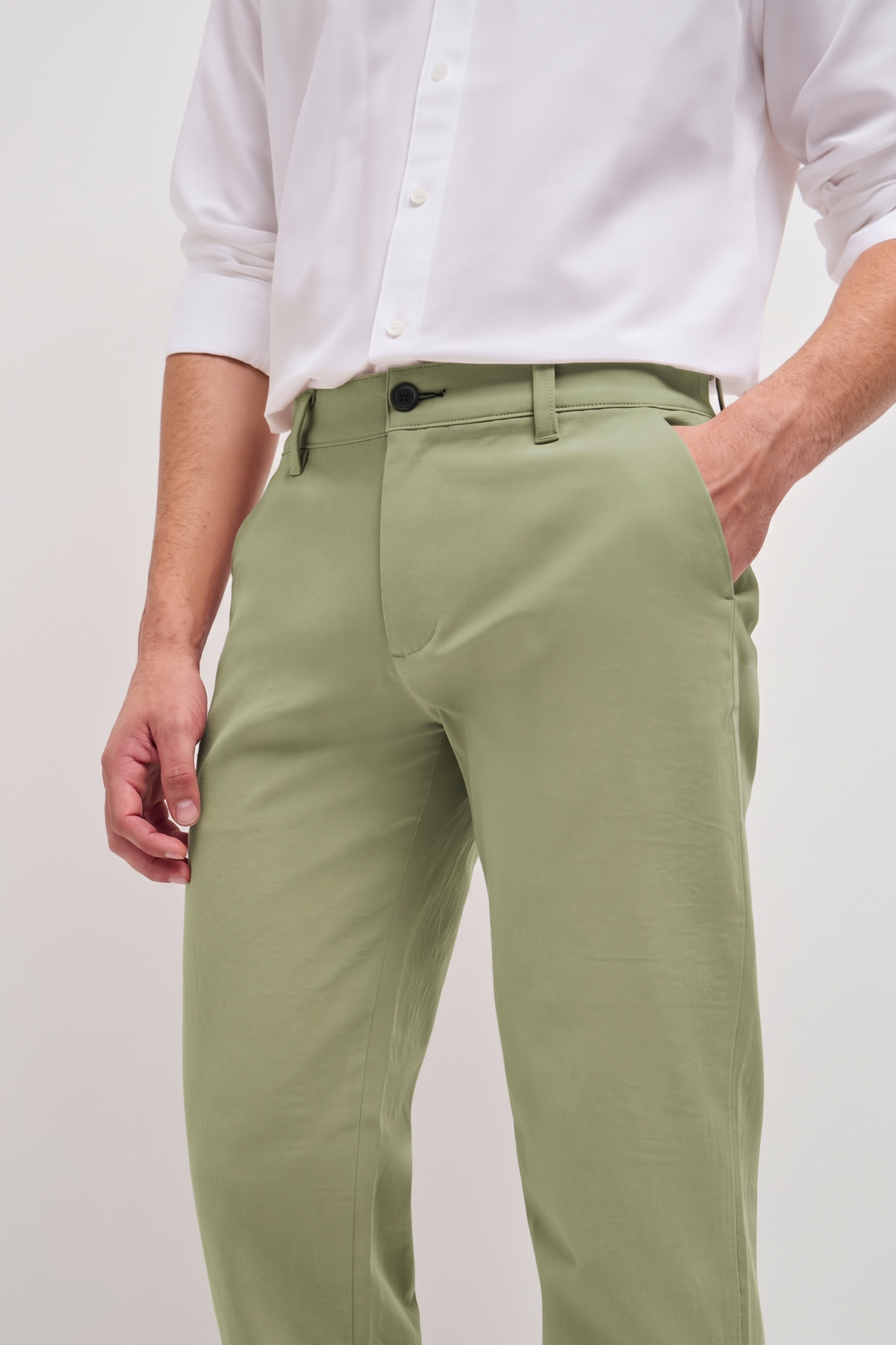 Classic Casual Chinos Sage Green