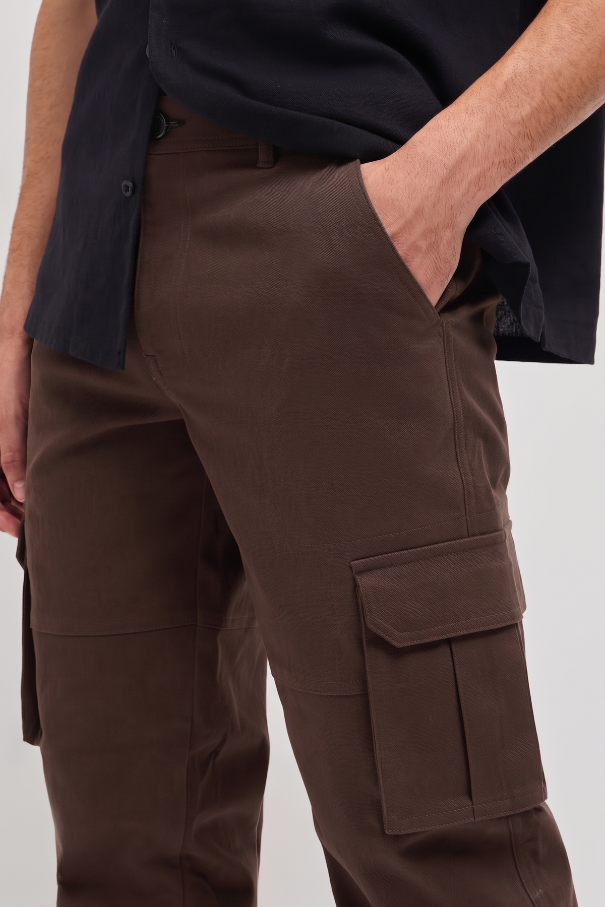 Classic Cargo Trouser Dark Chocolate