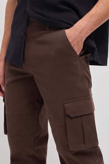 Classic Cargo Trouser Dark Chocolate