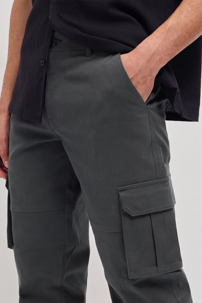 Classic Cargo Trouser Grey Charcoal