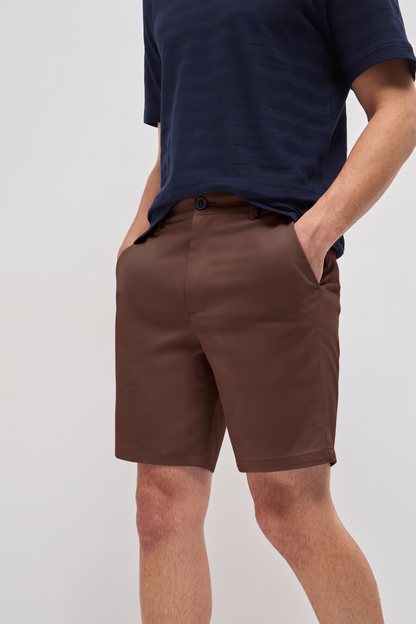 Chino shorts Dark Chocolate