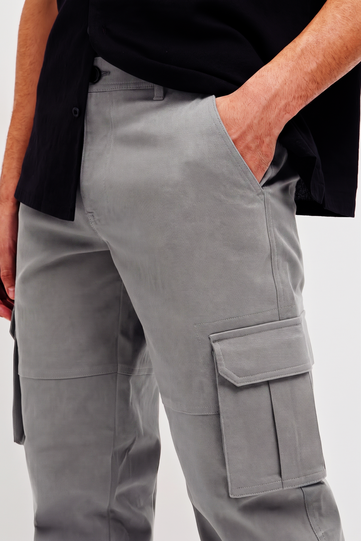 Classic Cargo Trouser Light Grey