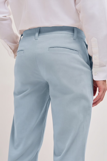 Classic Casual Chinos Light Blue