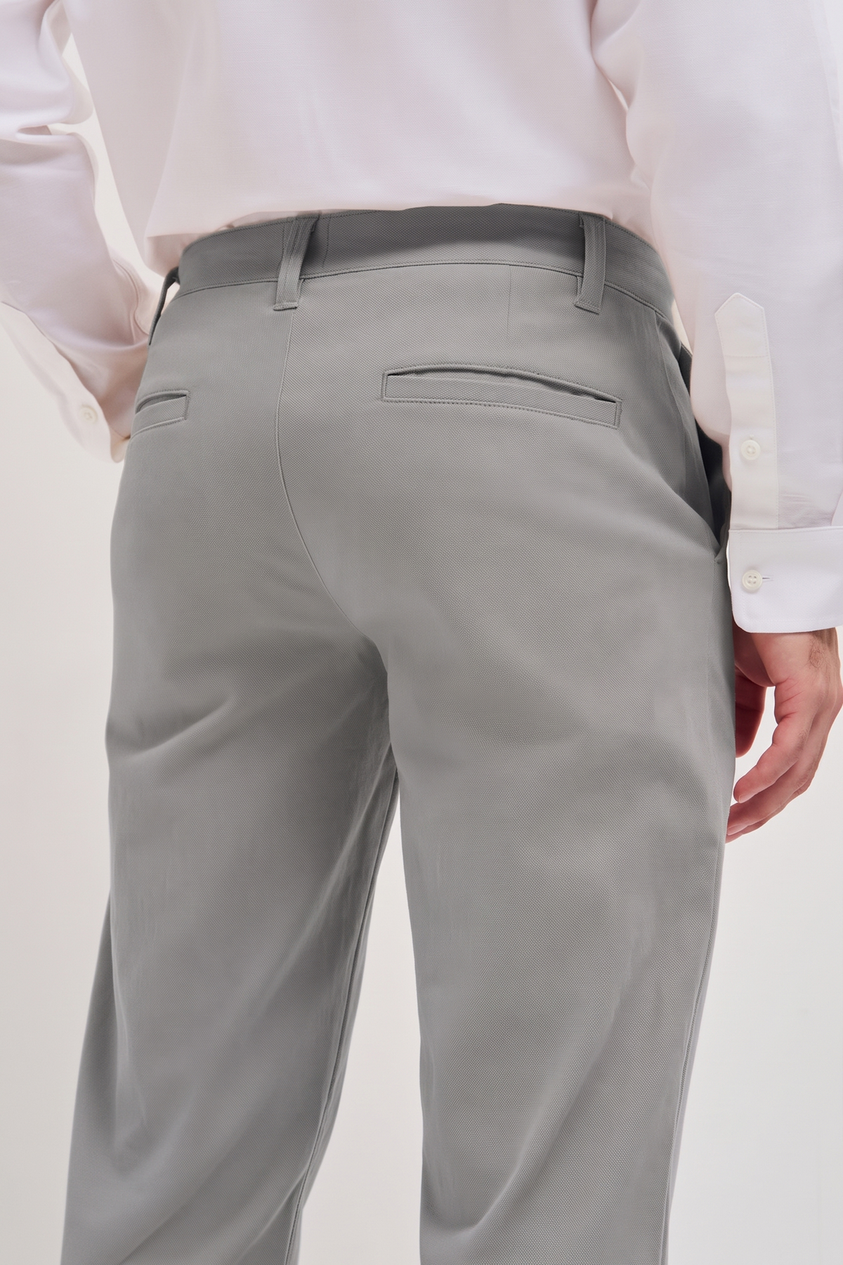 Classic Casual Chinos Light Grey