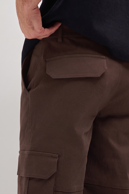 Classic Cargo Trouser Dark Chocolate