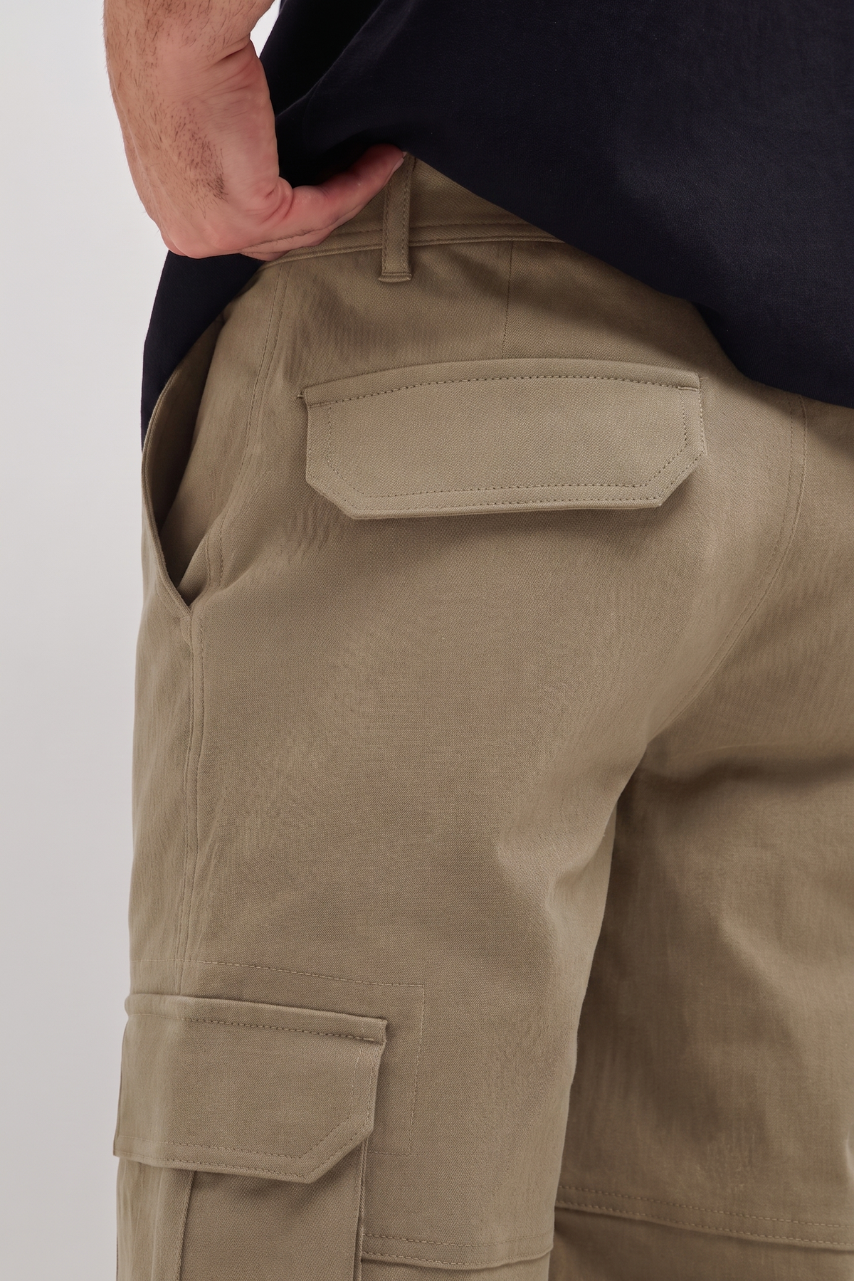 Classic Cargo Trouser Beige Khaki