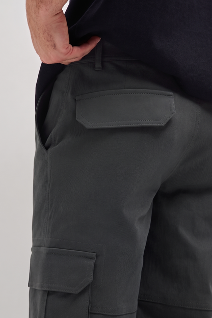 Classic Cargo Trouser Grey Charcoal