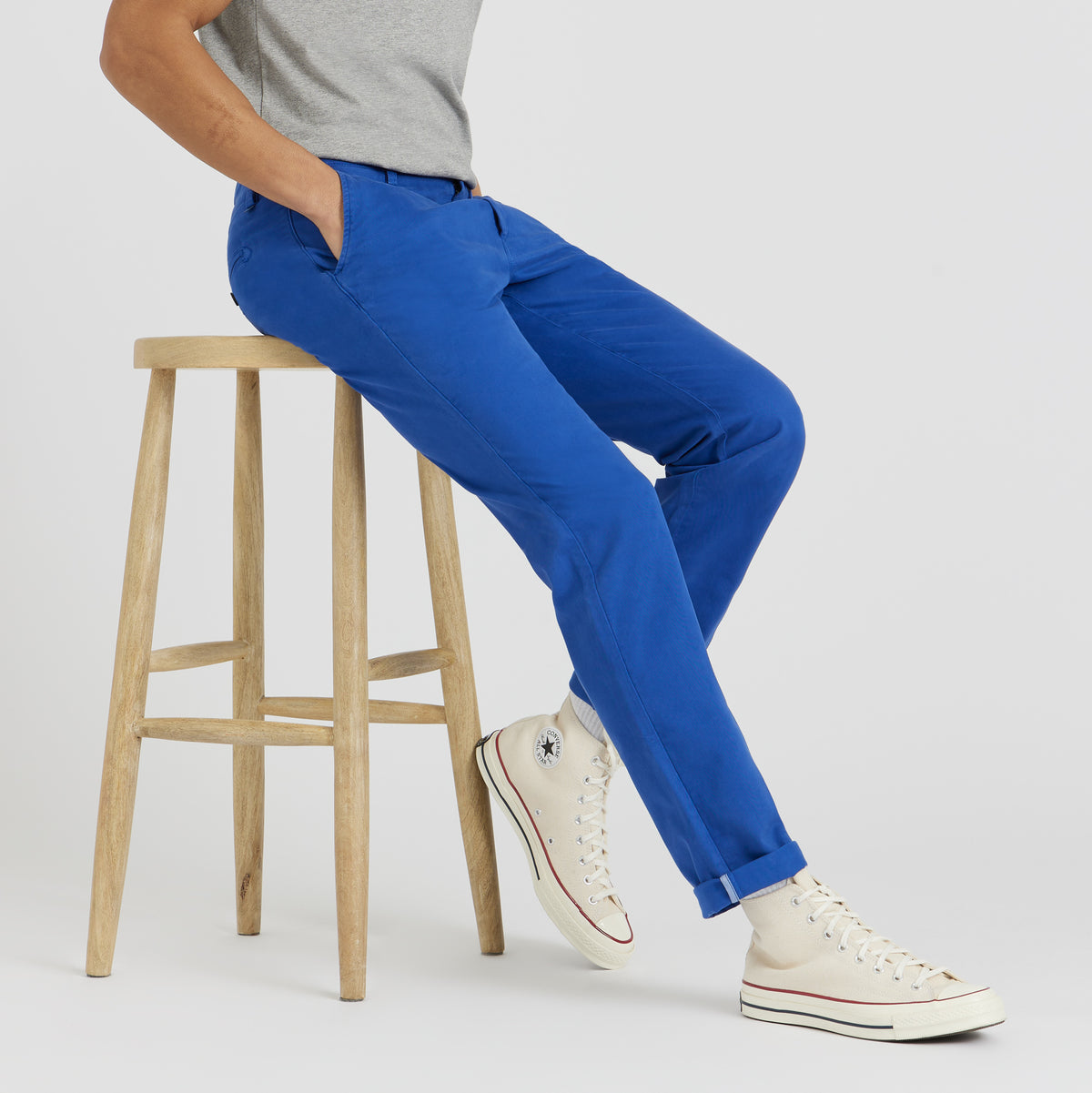 Classic Casual Chinos Cobalt