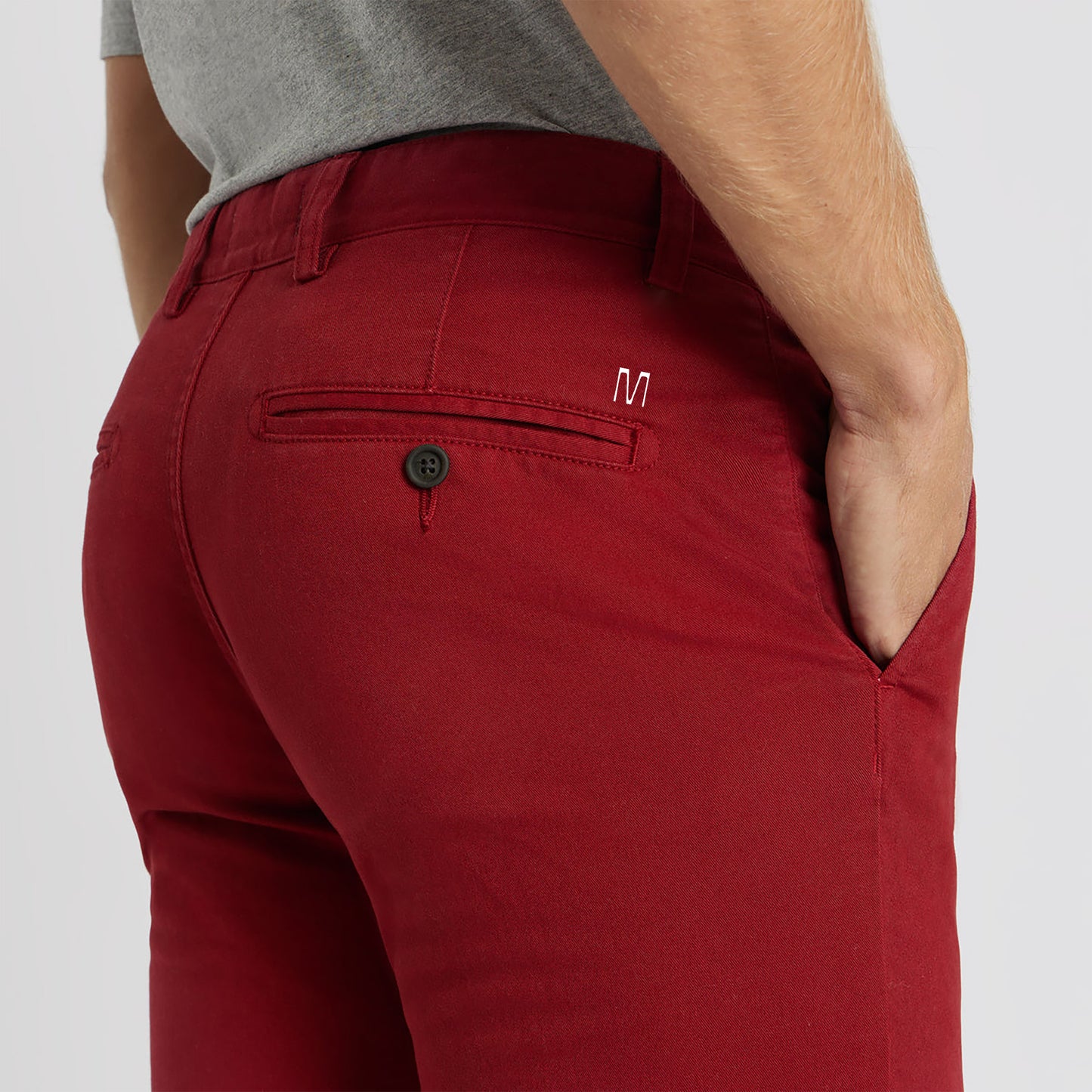 Classic Casual Chinos Maroon
