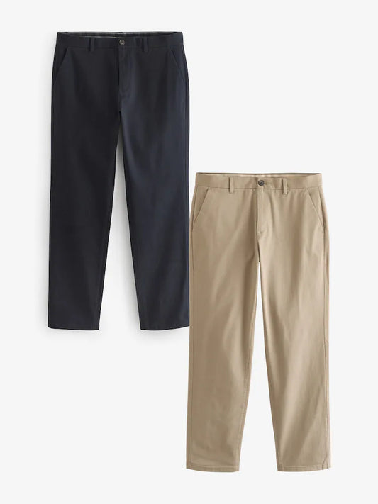 2 PACK Chino Trousers