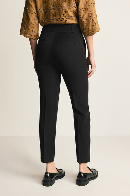 Slim Tailored Trousers Black
