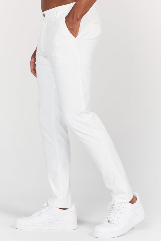 Tech Stretch Golf Chino White