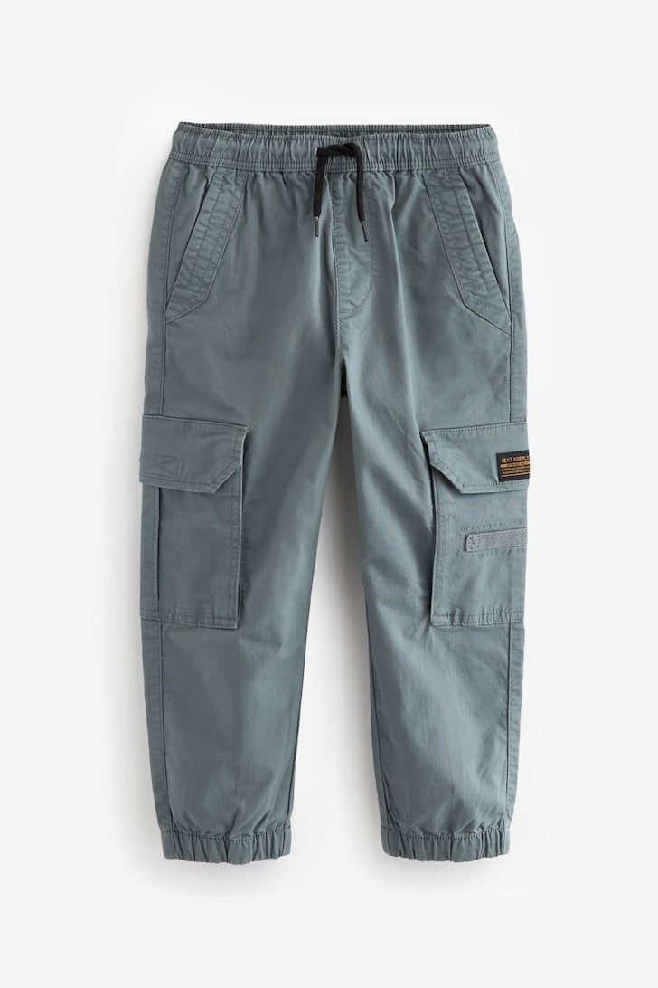 Boys Cargo Trousers Blue