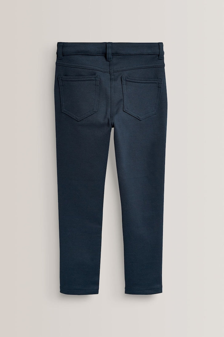 Girls Comfort Stretch Trousers Navy
