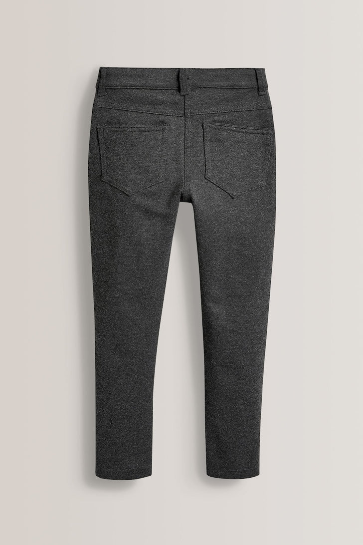 Girls Comfort Stretch Trousers Grey