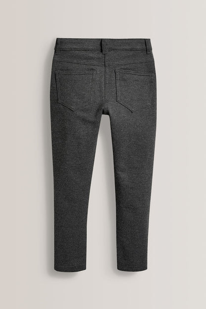Girls Comfort Stretch Trousers Grey