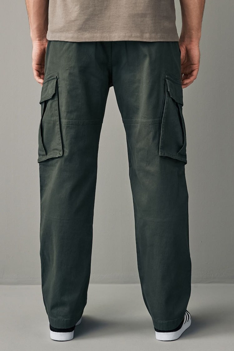 Classic Cargo Trouser Green Khaki