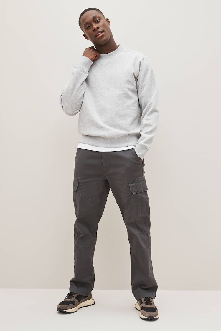 Classic Cargo Trouser Grey Charcoal